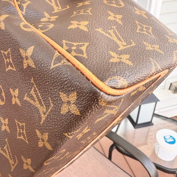 Louis Vuitton Brown Monogram Satchel - Picture 9 of 14